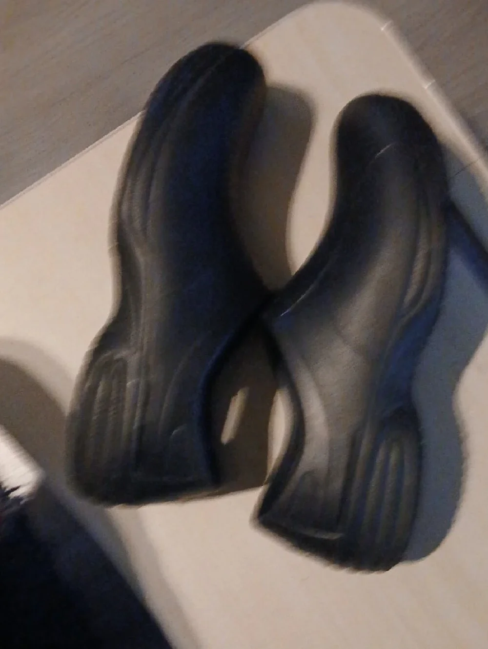 Men's Black Slip-On Casual Shoes